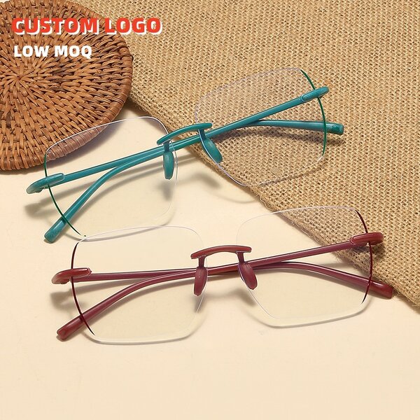 Reading Glasses Manufacturer - New Fashion Full Frame Portable Square Folding Anti-Blue Ray & Anti-Fatigue