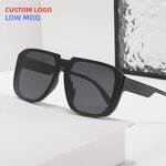 Sunglasses Manufacturer - Square Oversized Rectangle Plastic Frame with UV400 Lens for Unisex