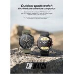 Outdoor Smart Watch - Manufacturer - T30 1.7" HD Round 600mAh IP67 BT Calling Rugged