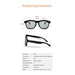 AI Translation Glasses - Manufacturer - GV90 Color Changing BT5.4 100+ Languages Touch