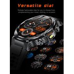 Men's Smartwatch - Manufacturer - Wireless Talk Heart Rate Weather Waterproof Flashlight