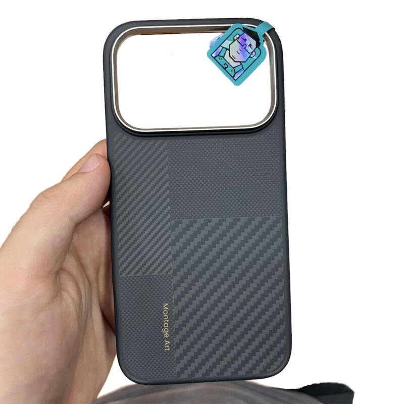 Phone Case - Manufacturer - Armor Pro Carbon Fiber Shockproof for 17 Pro Max Pure Color