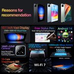 Android Tablet - Manufacturer - 2025 Android14 10.1" 12+512GB 48+108MP 5G Dual SIM