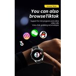 4G SIM Smart Watch - Manufacturer - Q83 AMOLED IP67 ECG AI Voice LED BT Call