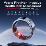 Smart Ring - Manufacturer - 2301B Custom Silver IP68 Heart Rate Sleep Health Assessment