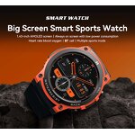 Outdoor Smart Watch - Manufacturer - DM55 AMOLED 400mAh IP68 NFC BT Calling Android
