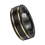 Smart Ring - Manufacturer - W8 Family Health Carbon Fiber 2.7g IP68 Heart Rate Sleep