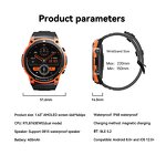 Outdoor Smart Watch - Manufacturer - DM55 AMOLED 400mAh IP68 NFC BT Calling Android