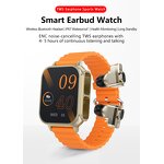 2 in 1 Smart Watch - Manufacturer - N22 TWS Earphone 1.96" HD BT Calling IP67 Health