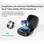 Smart Ring - Manufacturer - 2301B Custom Silver IP68 Heart Rate Sleep Health Assessment