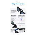 AI Smart Glasses - Manufacturer - M01 PRO 1080P 800W IP68 BT Call WiFi Translation