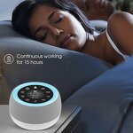 White Noise Machine - Manufacturer - Plastic RGB LED Yoga Sleep Raining Sounds Home Theatre