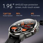 4G Smart Watch - Manufacturer - H99 1.95" AMOLED 190° Rotating Camera NFC IP67 GPS