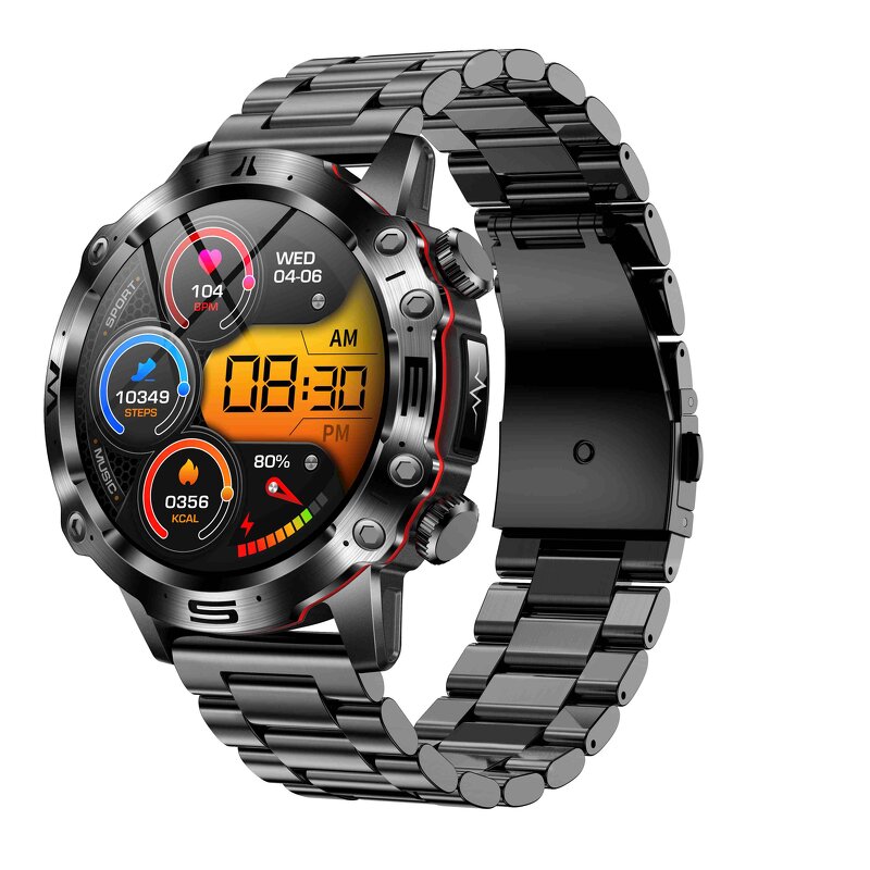 Smartwatch - Manufacturer - ET482 1.43" AMOLED Spo2 BT Call SOS ECG BMI Round