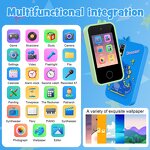 Kids Smart Phone - Manufacturer - Dual Camera 2.0" Touchscreen Dinosaur Music Player 1080p