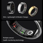 Smart Ring - Manufacturer - 2024 R09 Android Heart Rate Blood Oxygen 5ATM Remote