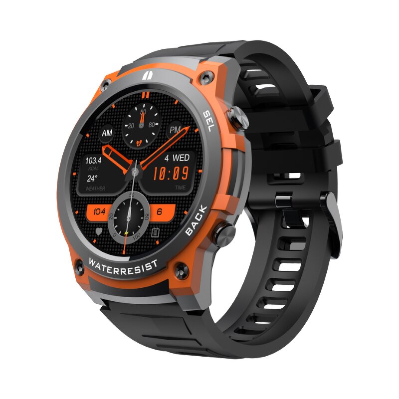Outdoor Smart Watch - Manufacturer - DM55 AMOLED 400mAh IP68 NFC BT Calling Android