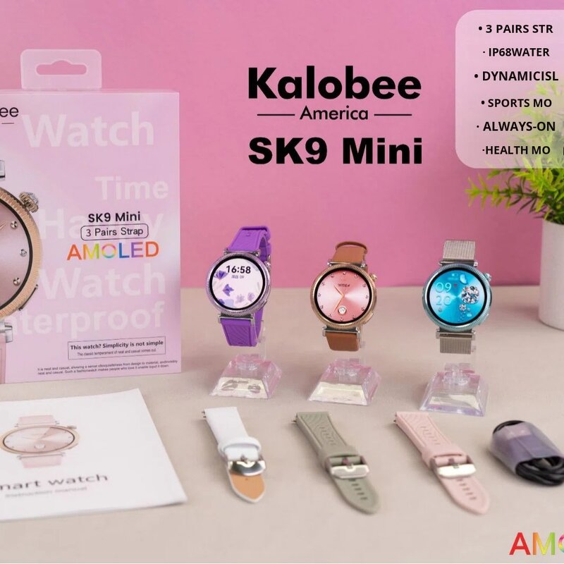Smart Watch - Manufacturer - SK9mini AMOLED GPT Wireless Charging Ladies Sports