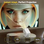 Mini Projector - Manufacturer - HY310X Android 11 Auto Focus 1080P 420 ANSI WiFi LED