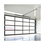 Garage Door Manufacturer - Modern Aluminum Frosted Glass Panel Overhead 8x7 Automatic for Commercial