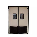 Stainless Steel Door Manufacturer - Anti-theft Dustproof Two-way Open for Warehouse Workshop