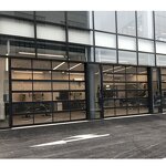 Garage Door Manufacturer - Panoramic Clear Glass Aluminum Toughened House Remote Control