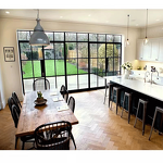 Folding Glass Door Manufacturer - Partition Glass Wall Waterproof Frameless Balcony Sliding Living Room Large Glass Patio