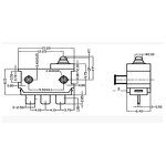PR-001 Lock Switch - Manufacturer - Self-Locking For MS Air Conditioner TV DVD