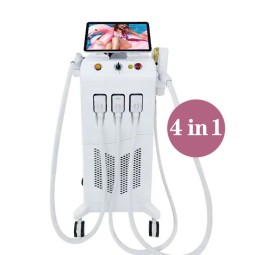 4合1激光美容设备供应商-二极管IPL Nd YAG RF