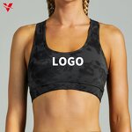 Women's Sports Bra - Manufacturer - Custom Ladies Gym Running Athletic Breathable Black Yoga Bra 5101