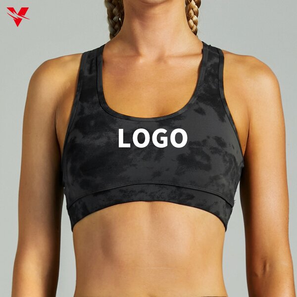 Women's Sports Bra - Manufacturer - Custom Ladies Gym Running Athletic Breathable Black Yoga Bra 5101