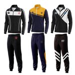 Tracksuit Set - Manufacturer - Custom Womens 2 Piece Full Zip Football Training Plus Size for Men