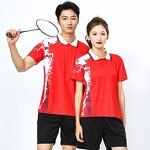 Men's Tennis T-shirt - Manufacturer - Fashion Outdoor Badminton Table Tennis Summer Short-Sleeved GJ247