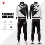 Winter Velour Tracksuit - Manufacturer - Wholesale Custom Plus Size Joggers Zip up for Women Men