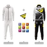 Soccer Tracksuit Set - Manufacturer - Custom Polyester Men's Winter Reflective Two Piece Sport Wear