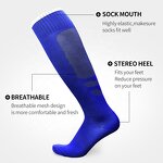 Kids Football Socks - Manufacturer - Non-slip Long Tube Over the Knee Outdoor Gym Striped Soccer EDP517