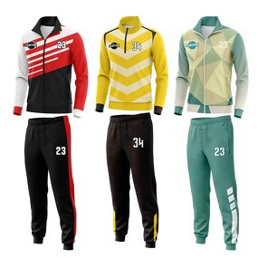 Men's Tracksuit Set - Manufacturer - Wholesale Custom Design Winter Polyester Gym Sublimation Soccer