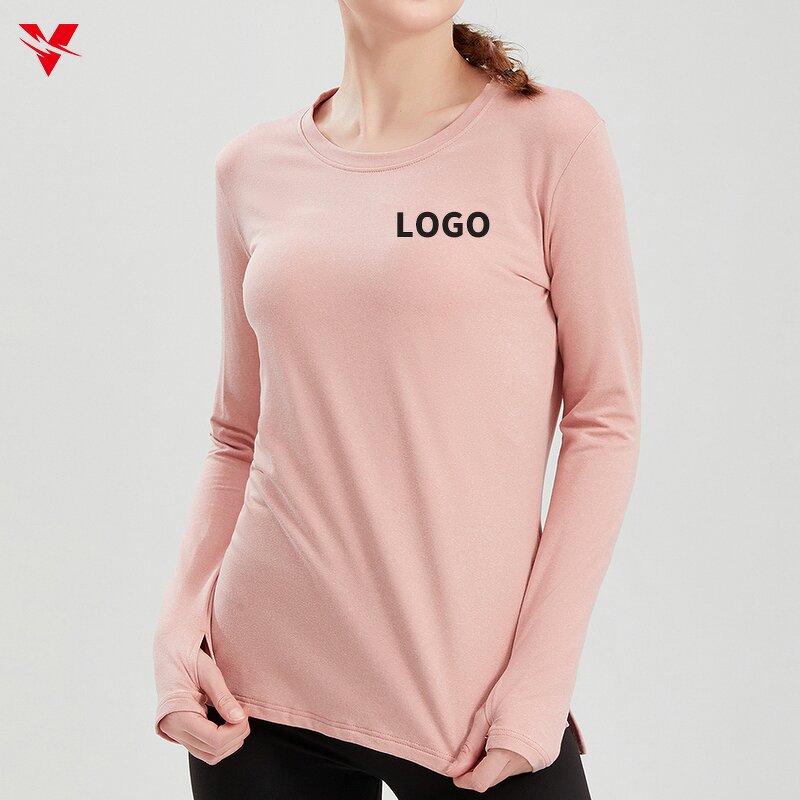 Women's Pullover Sweater - Manufacturer - Custom Logo Loose Yoga Casual Fitness Running Long Sleeve 308