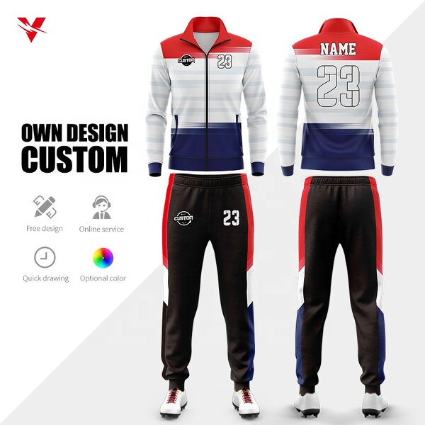Men's Tech Fleece Tracksuit - Manufacturer - Custom Polyester Zipper Fitness Football Custom Plus Size