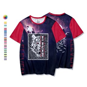 Custom T Shirt - Manufacturer - Wholesale Printing Sublimation 100% Polyester Breathable Men's Women's