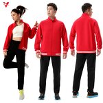 Women's Football Tracksuit - Manufacturer - Custom Polyester Winter Plus Size Outdoor Sportswear 6662