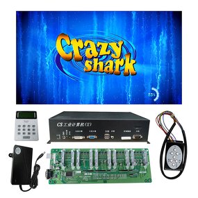Fish Table Game Manufacturer - 4~10 Player Crazy Shark Arcade Shooting Host Accessories