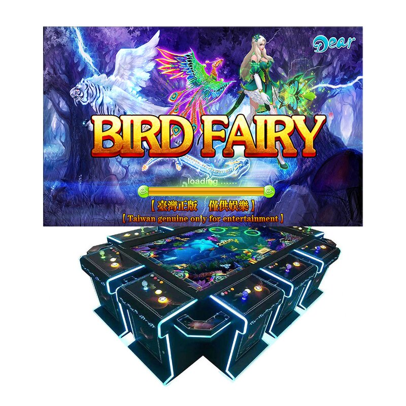 Fish Table Game Manufacturer - 4~10 Player Cabinet Bird Fairy Arcade Shooting Host Accessories
