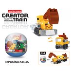 Capsule Toy Manufacturer - Wholesale Plastic Mini Building Block Surprise Egg for Kids Vending Machine