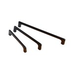 Cabinet Handle Manufacturer - High Quality Black Square Aluminium Alloy Drawer Kitchen Furniture Pull Knobs