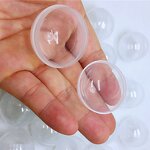 Plastic Egg Capsule Manufacturer - Time Limited Free Samples 32mm Transparent Surprise Empty for Vending