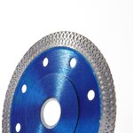 Diamond Saw Blade Manufacturer - Turbo Hot Pressed 'X' Rim Sintered Dry for Granite Marble Finish-White