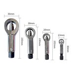 Nut Splitter Tool Set Manufacturer - Hot Sale 4pc Hand Damaged Removal Cutter 13 mm - 36 mm