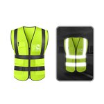 Road Safety Work Vest - Manufacturer - Custom Multi Pocket High Visible Reflective Construction