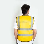 Hi Vis Reflective Work Vest - Manufacturer - Multi Pockets High Visibility Construction Safety